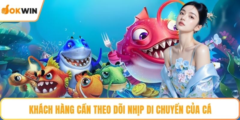 Khách hàng cần theo dõi nhịp di chuyển của cá