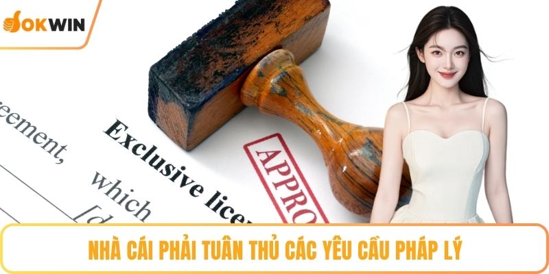 Nhà cái phải tuân thủ các yêu cầu pháp lý